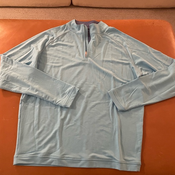 Peter Millar Seaside 1/4 Zip Pullover size L - Picture 2 of 3
